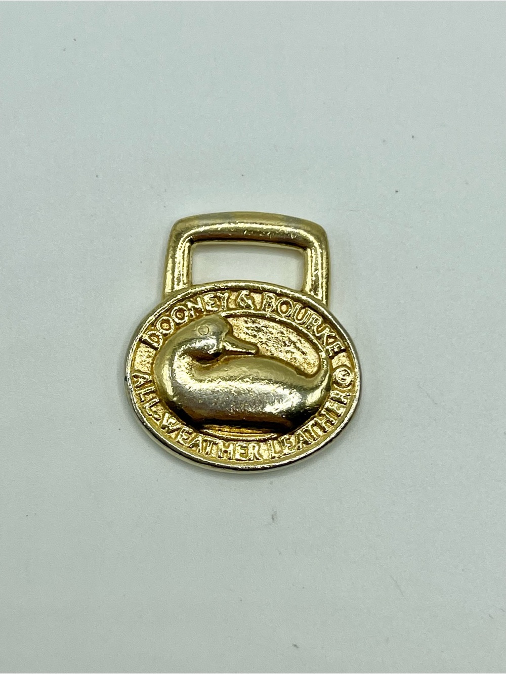 Dooney & Burke Gold Tone Duck Purse Charm